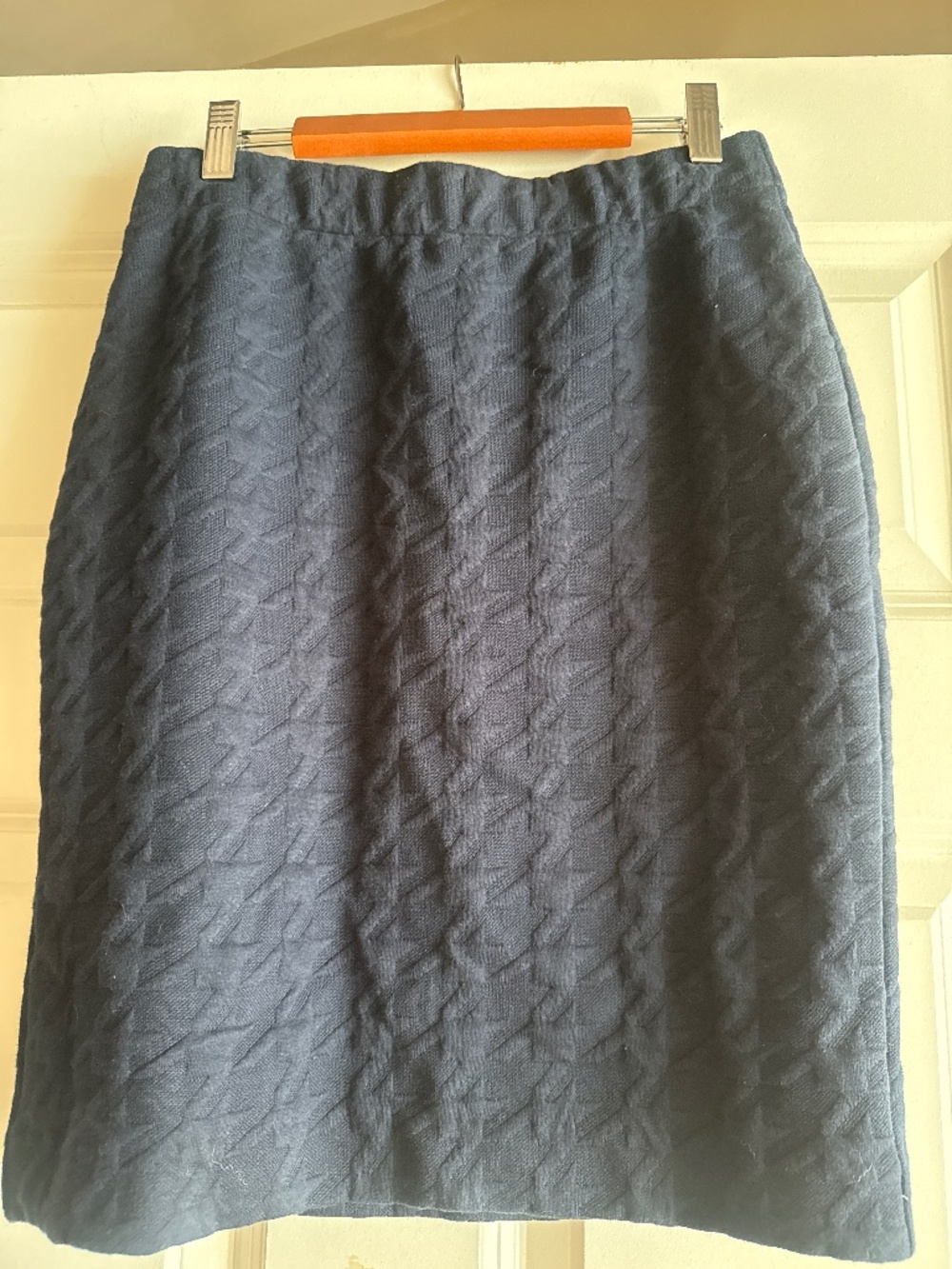 Ann Taylor Navy Blue Pencil Skirt XSP